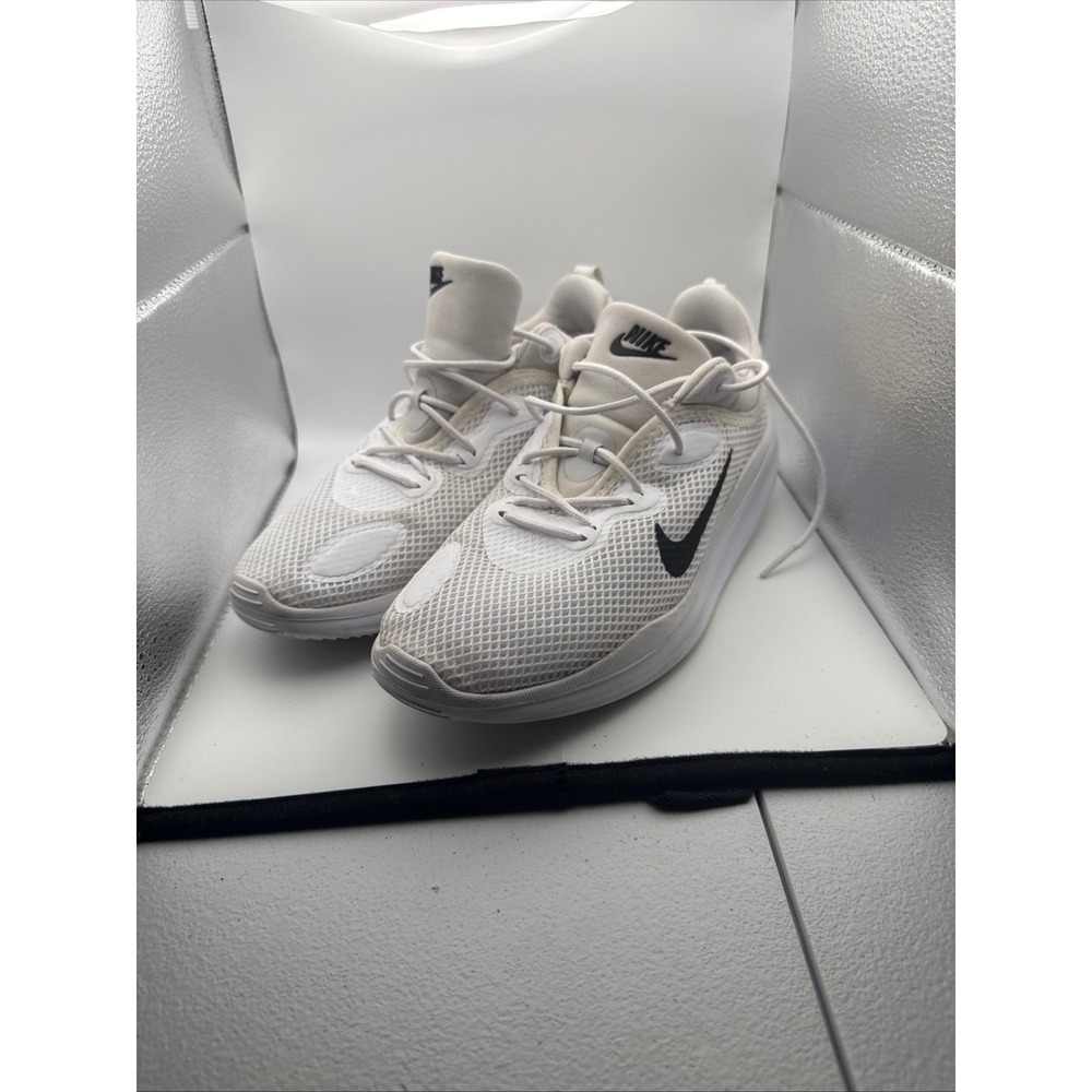Nike WearAllDay White Black Mesh Running Shoes Womens 8 AQ0834-100 Sneaker